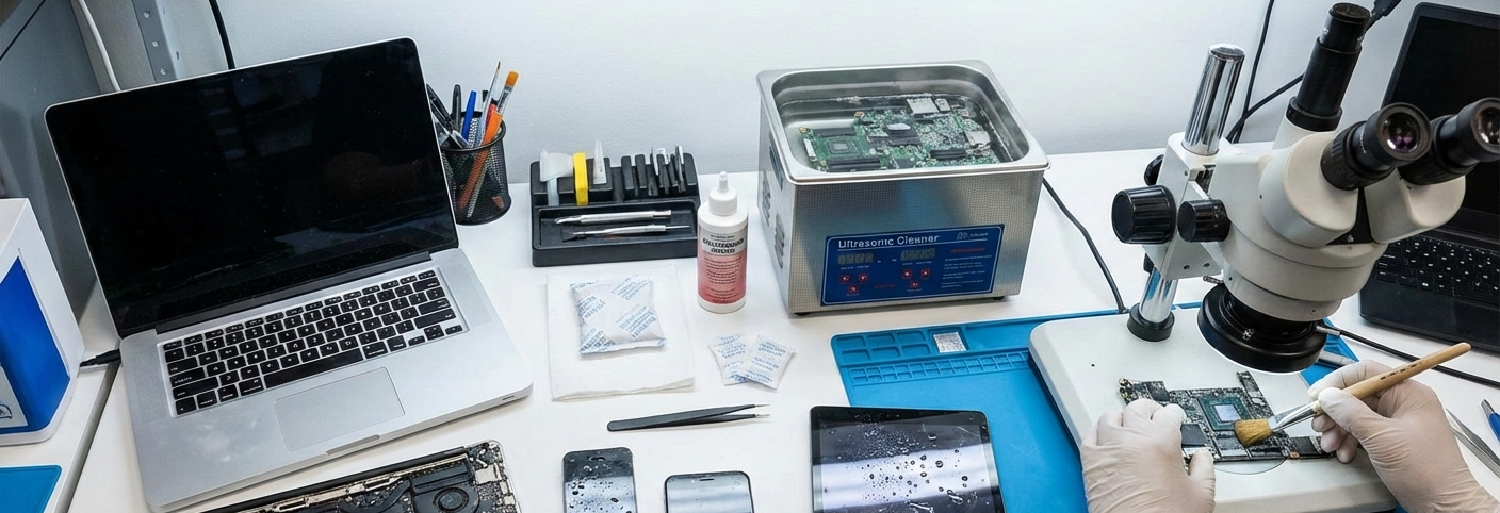 AT106 — Liquid Damage Repair — Phone Laptop and Motherboards Training